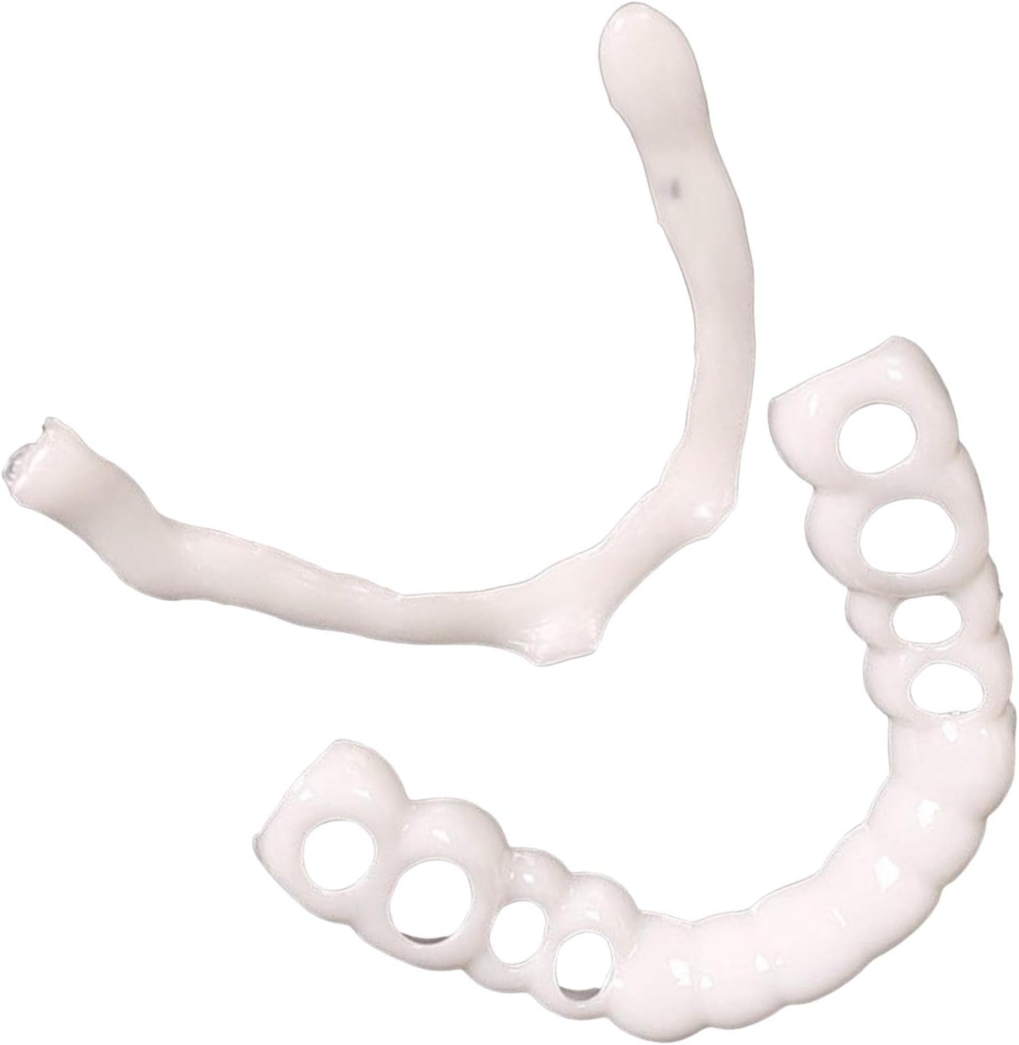 Soft Silicone Denture Teeth Veneers Temporary Fake Teeth Upper Top