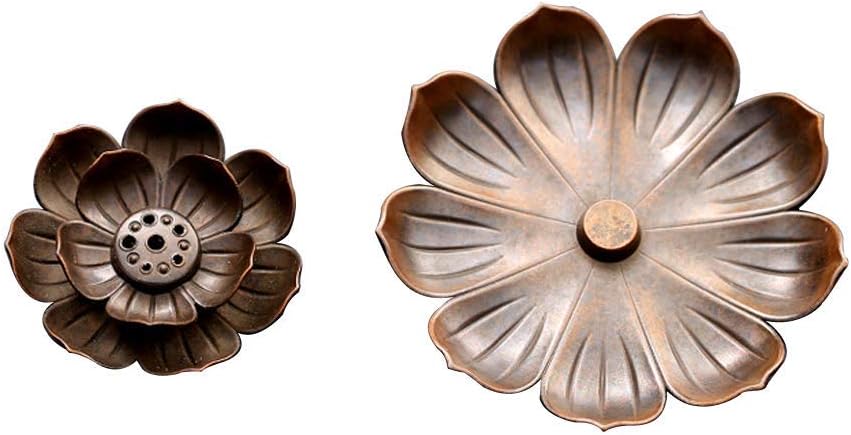 Lotus Stick Incense Burner, Multiple Incense Stick Holder, Lotus Incense Burner Holder - Buddha Incense Stick Burner, Zen Incense Holder for Short Stick, Tower Incense, Home Ornaments, Meditation