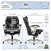 Serta Claremont Ergonomic Executive Office Chair with Back in Motion Technology, Adjustable Mid Back Desk Chair with Lumbar Support, Bonded Leather, Black