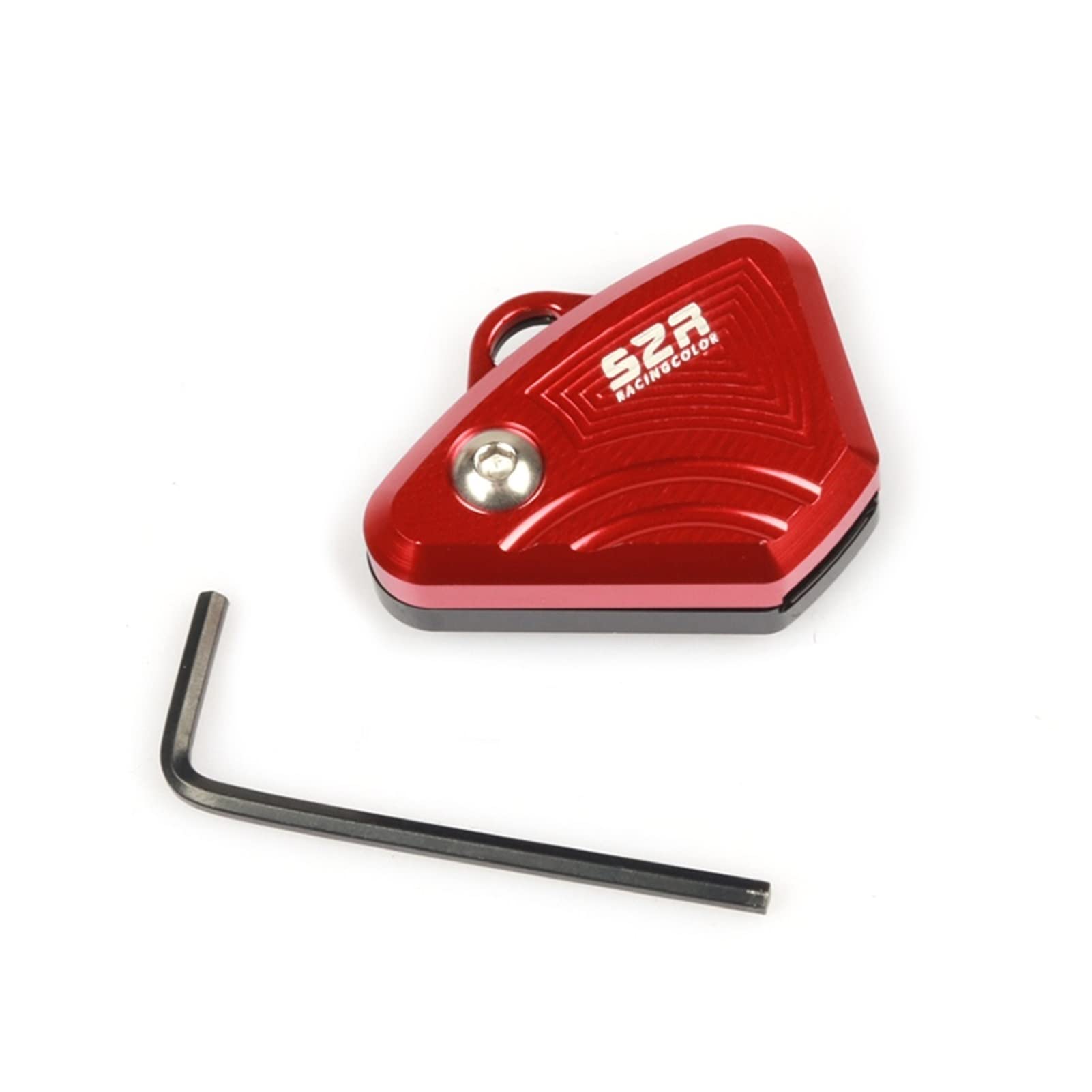 Portachiavi In Lega Di Zinco Per Aprilia RSV4, RSV1000, Caponord, Dorsoduro, Shiver, Tuono – Nero Elegante