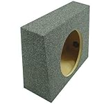 Single 12' Subwoofer Regular Standard Cab Truck Sub Box Enclosure 3/4' MDF