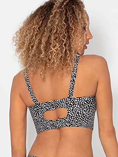 Smart & Sexy Women's Full-Busted Supportive Underwire Swimsuit Bikini Top, Fresh Water Pearl Print, 36DD - Image 5