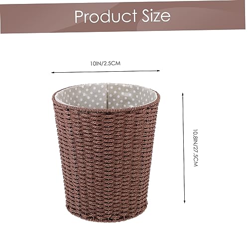 Corbeille en osier ronde et panier de rangement durable