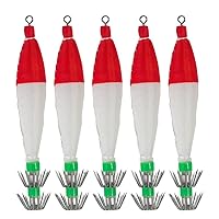 Amazon | FUNKS【5個セット】スッテ 2号 ピンク ホワイト 浮き