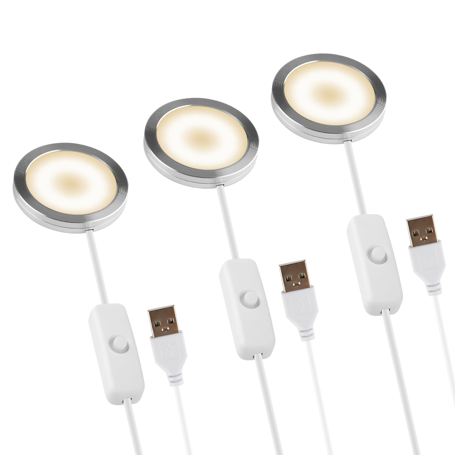 Howarx 3 Set 3D Printer LED Lamp Kit 001, Compatible with Bambu lab H2D/A1/A1mini/P1S/P1P/X1C Makerworld Maker's Supply Hardware kit 5V USB Powered,