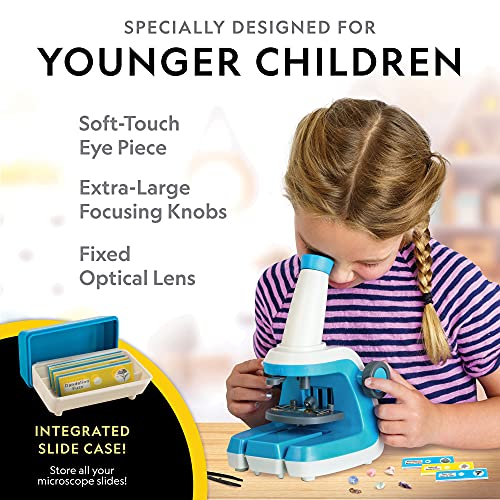 NATIONAL GEOGRAPHIC Microscope for Kids - STEM Kit with an Easy-to-Use Kids Microscope, Up to 400x Zoom, Blank and… - Image 3