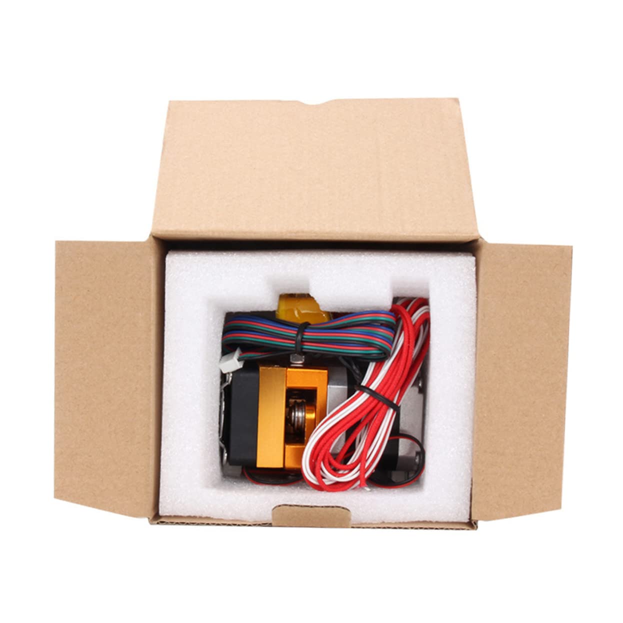 3d-drucker Extruderkopf 1, 75mm 0, 4mm 12v 40w aus Kupfer | Aluminiumlegierung und Edelstahl, als Ersatz für Defekte Einheit, Kompatibel mit Mk8 und Prusa I3
