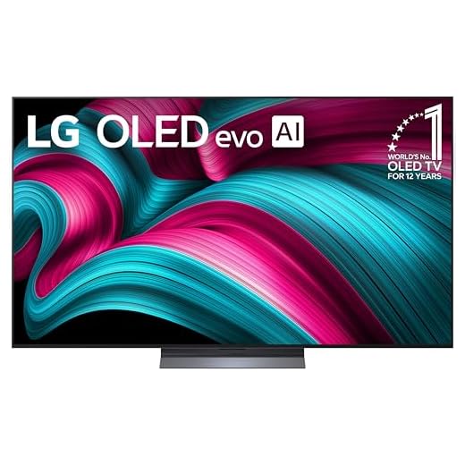 LG 65-Inch Class OLED evo AI 4K C5 Series Smart TV w/Dolby Atmos, Dolby Vision, HDR10, AI Super Upscaling 4K, Filmmaker Mode, Wow Orchestra, Alexa Built-in (OLED65C5PUA, 2025)