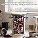 Kirecoo Stainless Steel Coffee Canister - 22OZ Airtight Coffee Bean Storage Grounds Container Holder with Date Tracker & Measuring Scoop, Kitchen Food Canister Jar for Cereal, Sugar, Tea, Flour, Gifts