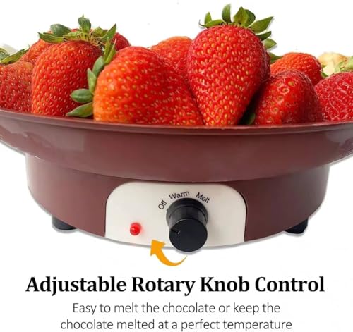 Fondue Eléctrica para Chocolate 260ML con 2 Tenedores Acero miniatura 7