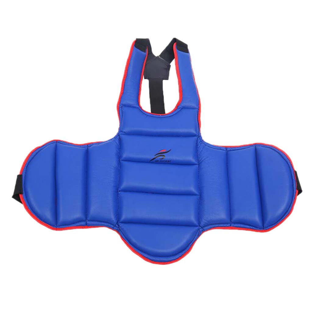 Plastron Karaté Garde De Poitrine Unisexe Plastron De Taekwondo Karaté - Bleu, L