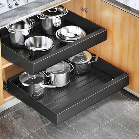 Kitstorack Expandable Pull Out Cabinet Organiser Cover