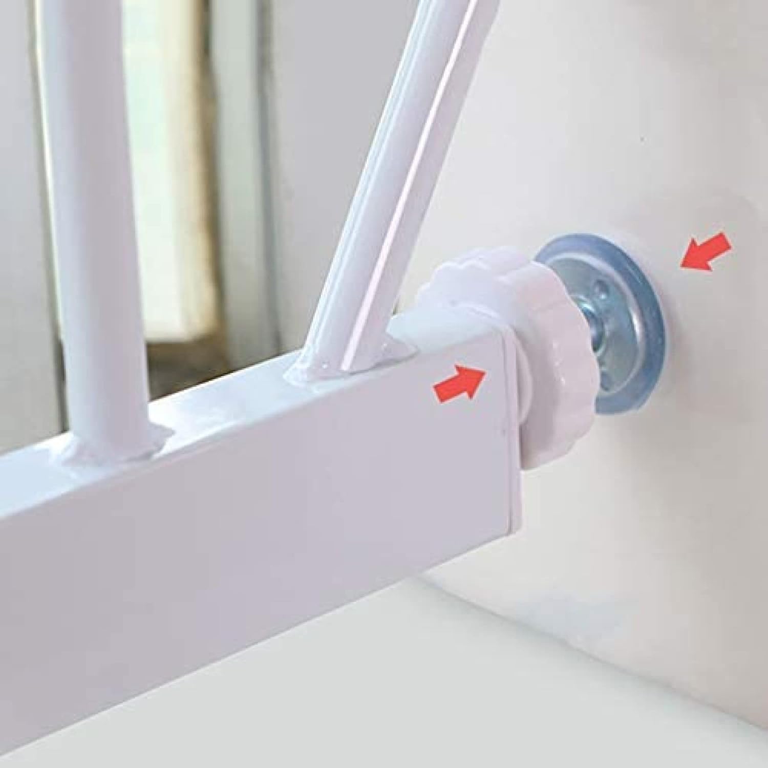 Rejillas de seguridad para ventanas, protectores de seguridad para niños, barras de acero montadas a presión, no requiere agujeros, se adapta a 160-230 cm, mayor seguridad en el hogar para niños y
