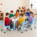 Zoom IMG-1 mamizo tavolo bambini con 6 Zoom IMG-1 mamizo tavolo bambini con 6