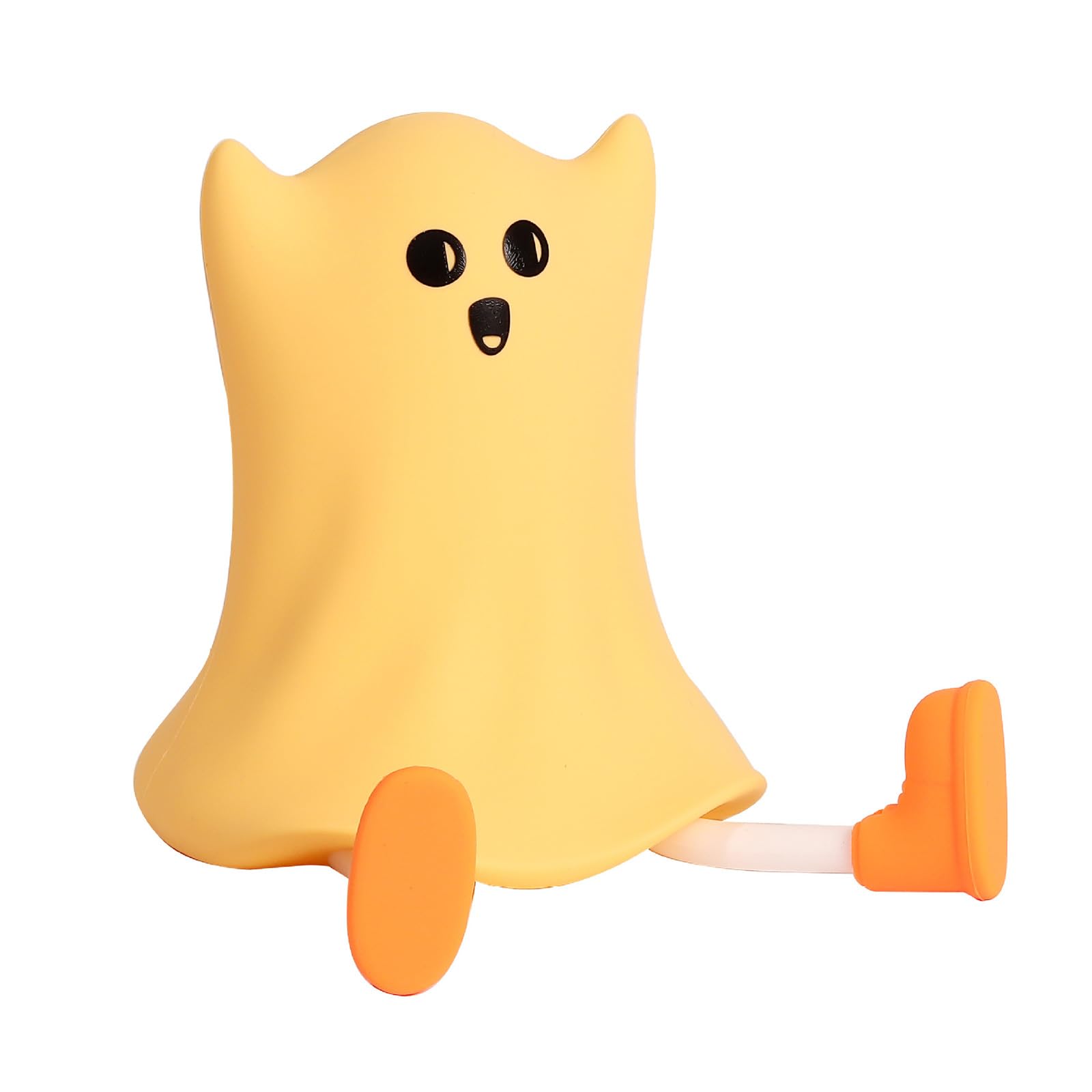 Jazuaiao Halloween Themed Bedside Night Light Rechargeable Pumpkin Design Soft Glowing Nursery Sleep Resin Texture for Bedside Halloween Pumpkin Night Light