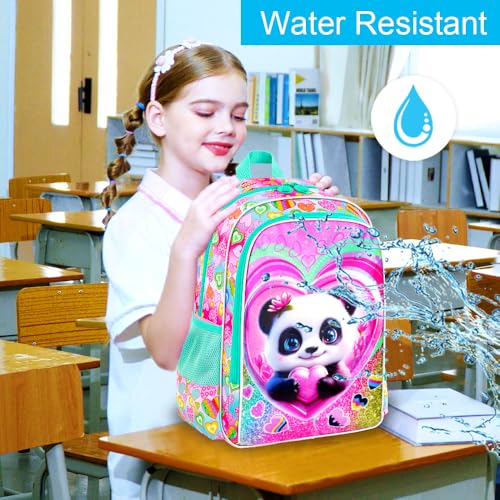 Image of 16 inch Backpack for Girls Boys 4-8, 3Pcs Kids Bookbag Set with Lunch Box, School Bag for Preschool Kindergarten