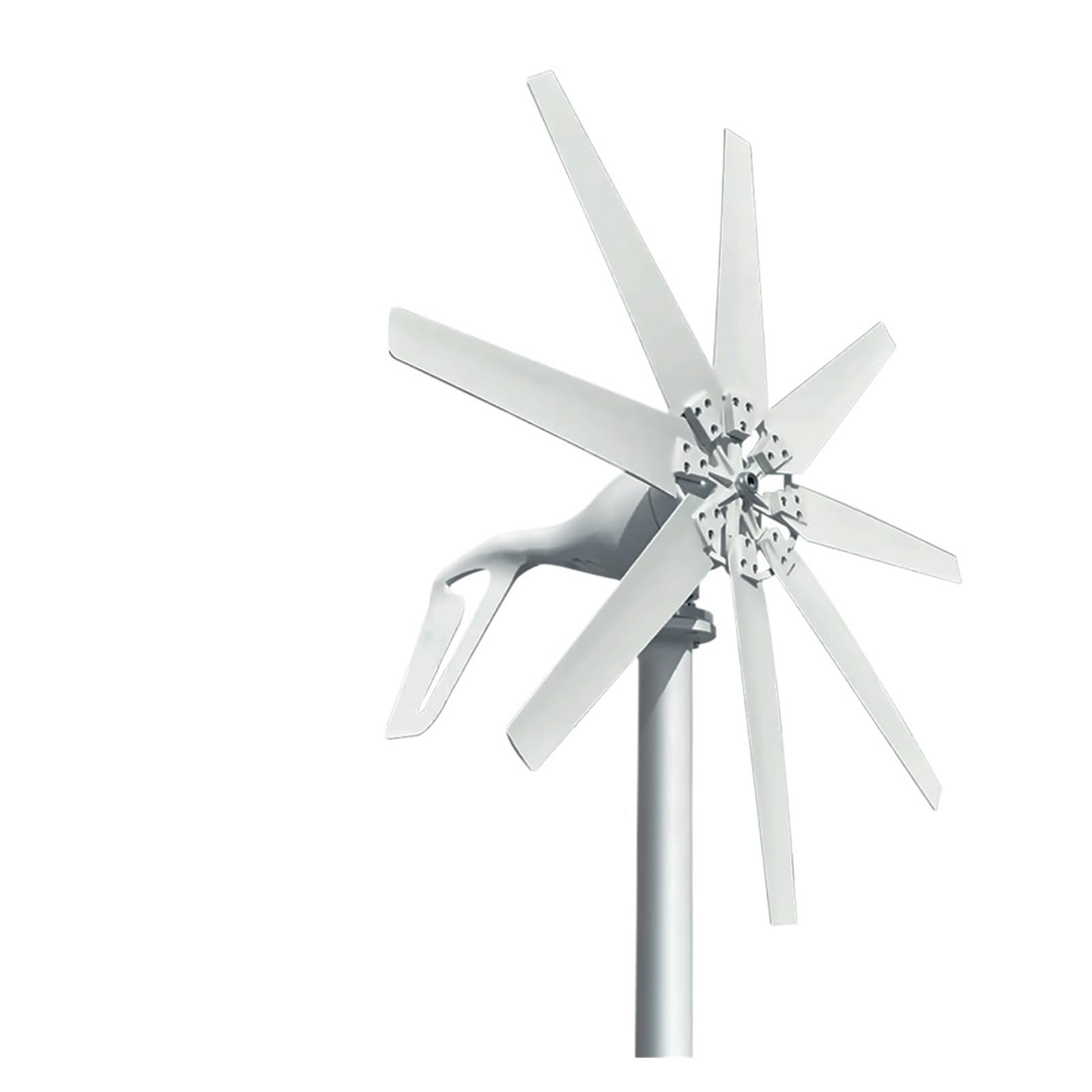 Turbina Eolica, Turbina eolica da 2000 W con controller di ricarica gratuito Yacht Farm Azienda agricola a conduzione familiare celle solari 6 kWh al giorno(48V)