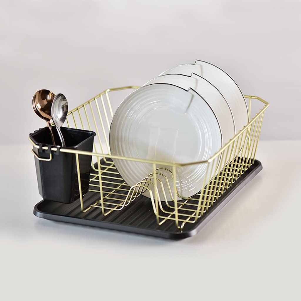 Égouttoirs à Vaisselle de comptoir de Cuisine avec égouttoir à Vaisselle Amovible égouttoir à Vaisselle