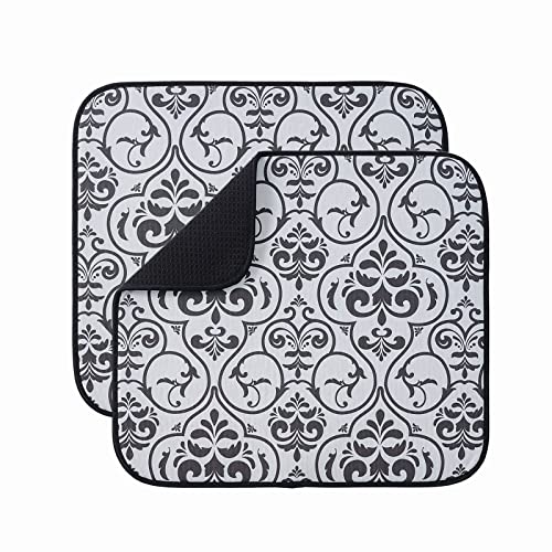 Microfibre Drying Mat for Kitchen Dish Drying Drainer Mat...