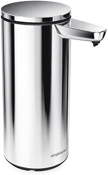 simplehuman Sensor Pump, 414ml Automatic Soap Dispenser, Polished