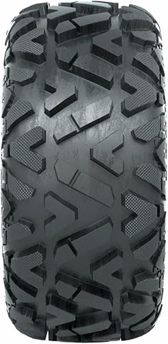 Miniatura 7 de GTW Combo de ruedas y neumáticos para carrito de golf de 10 pulgadas  GTW Specter mecanizadasruedas negras en neumáticos de barro de 20 x 10-10