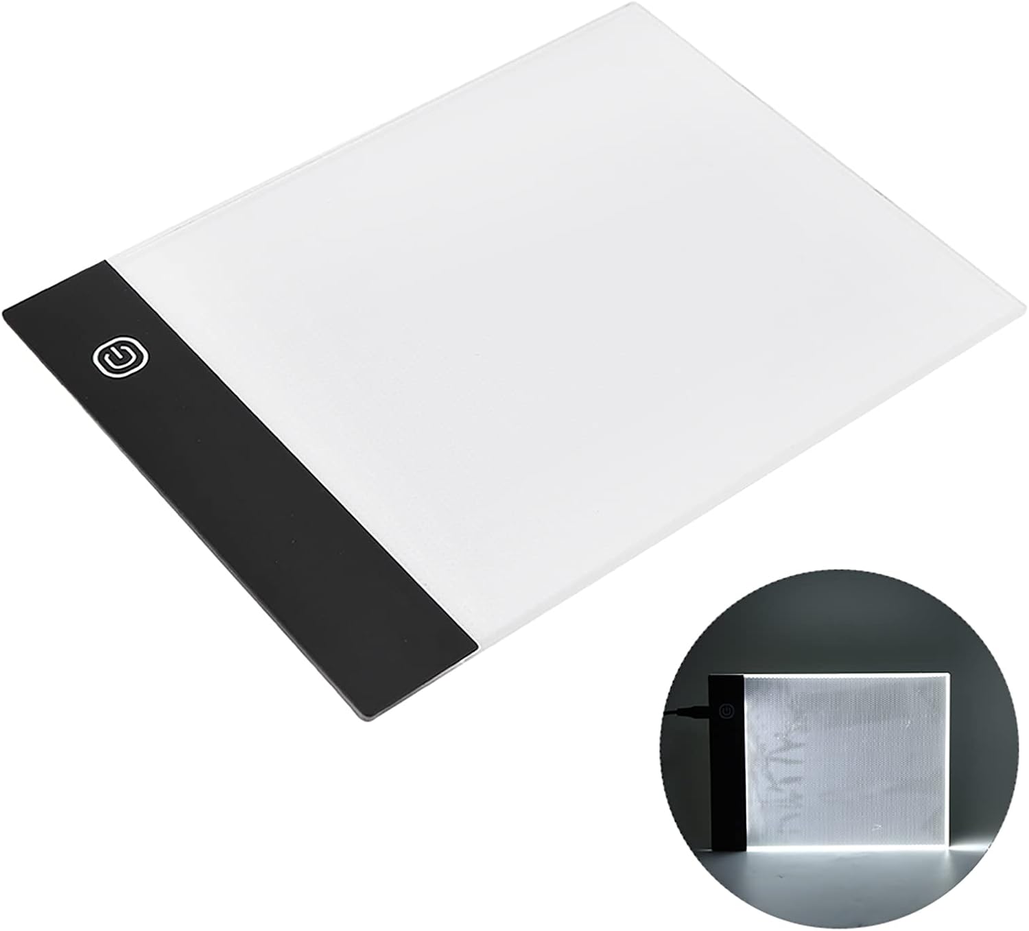 A5 Hand Drawing LED Board Set, 9in Ultra Thin Light Box for Animation Industry, Adjustable Brightness Tracing Pad with Non - Slip Backing for Calligraphy Painting and