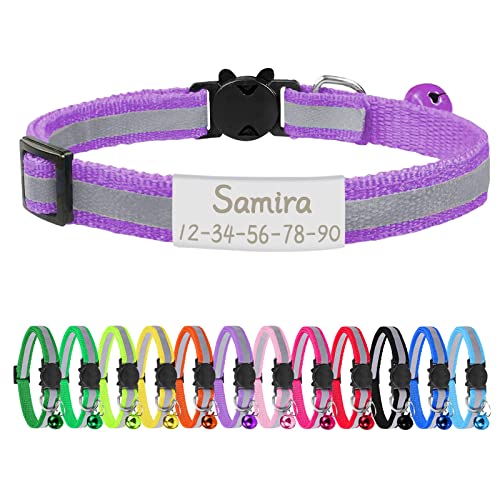 Introducing the Reflective Personalized Cat Collar Keep Your Furry