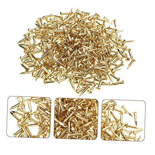 Head Copper Furniture Nail Fastener 285Pcs Golden Finish miniatura 2