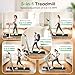FOUSAE Treadmill, 5 in 1 Treadmills for Home Foldable with App Compatible, 12KM/H Under Desk Walking Pad with 9% Incline, 350 LB Weight Capacity, Magnetic Remote Control