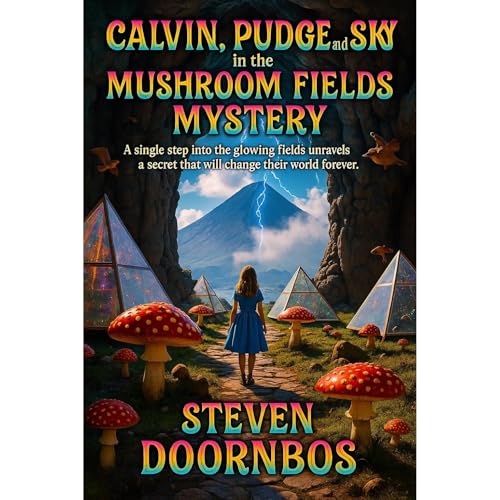 Calvin, Pudge and Sky in the Mushroom Fields Mystery. A suspense filled mystery for kids of all ages Audiolibro Por Steven Doornbos arte de portada