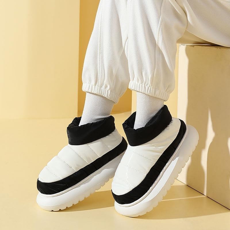 Down cotton shoes Provide Warmth in winter slippersDown cotton shoes, winter warm slippers, adult winter slippers, men's women's indoor outdoor warm slippers, women's slippers2