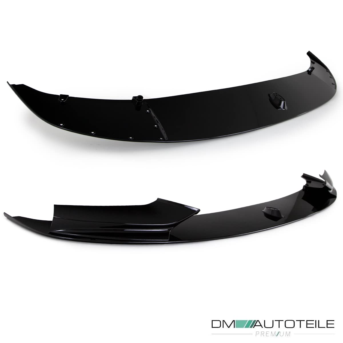 DM Autoteile 2-91469 Frontspoiler 3-teilig Lippe Sport-Performance Hochglanz schwarz kompatibel für BMW 5er F10 F11 M-Paket