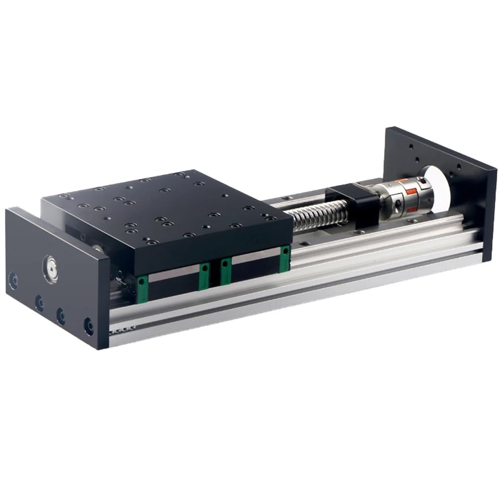 Attuatore a vite a sfere lineare CNC a doppio binario ad alto carico con corsa da 400 mm e modulo di scorrimento di precisione