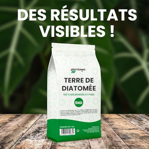 PLANTAWA Terre de Diatomée 5Kg | 100% Naturelle et Non Calcinée | Qualité Premium | Blanche et Pure | Poudre Ultrafine Sans Traitements Chimiques | Terre Diatomée Multi-Usages – vue 6