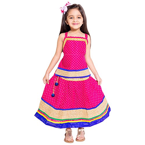 Image of DIAMO Ethnic Wear Traditional Style Lehenga Choli for Baby Girls