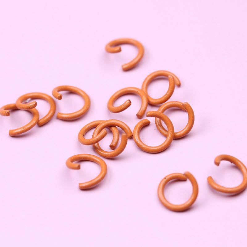 6/8/10 mm, 4000–10000 Stück, runde O-Ringe aus Metall, Legierung, offene Biegeringe, Metallverbindungsringe, Schmuck-Spaltringe, Verbindungsstücke für die Schmuckherstellung