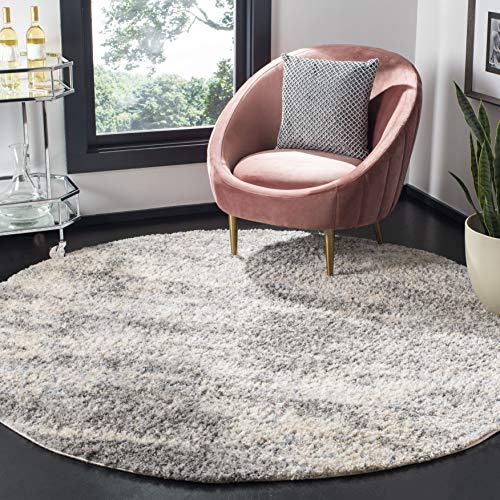 SAFAVIEH Berber Shag Round Rug