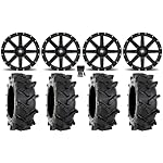 Bundle-9-Items-MSA-Clutch-14-Wheels-Black-30-MT410-Tires-4x110-Bolt-Pattern-12mmx125-Lug-Kit