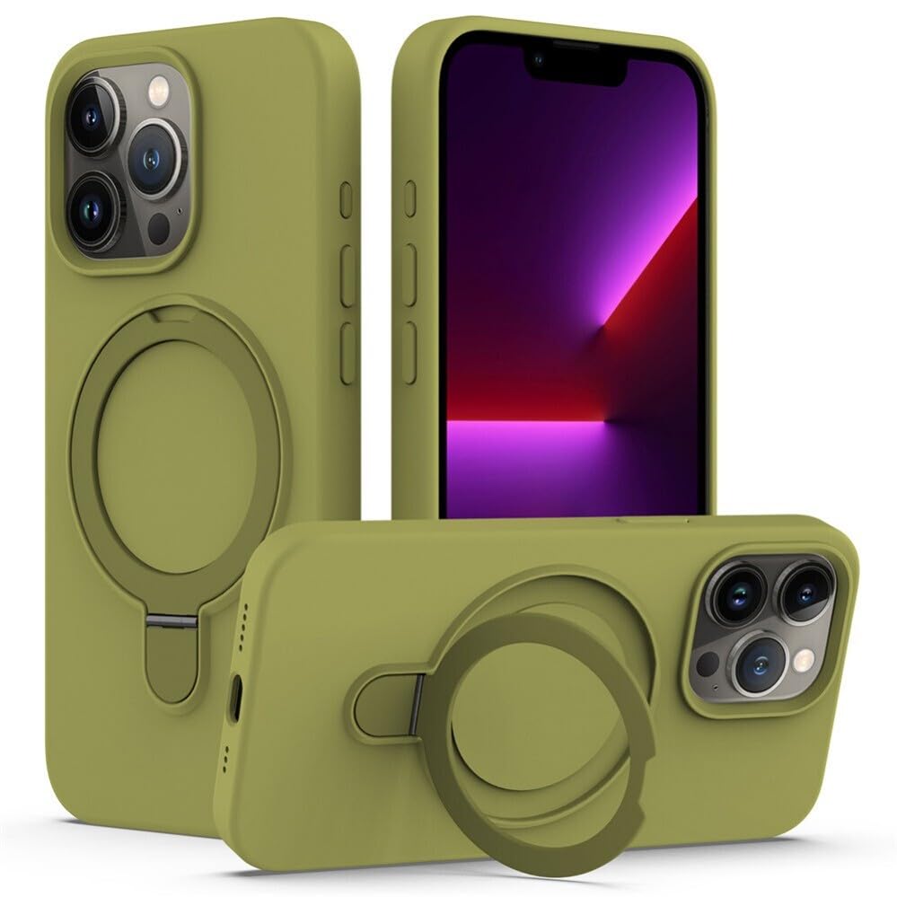 Coque iPhone 12 Pro Max silicone vert rigide coque arrière carrée