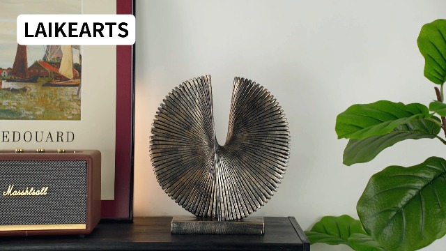 Escultura Decorativa Moderna Abstracta Redonda miniatura 7