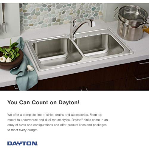 Image of Elkay D117211 Dayton Single Bowl Drop-in Stainless Steel Bar Sink 17 x 21