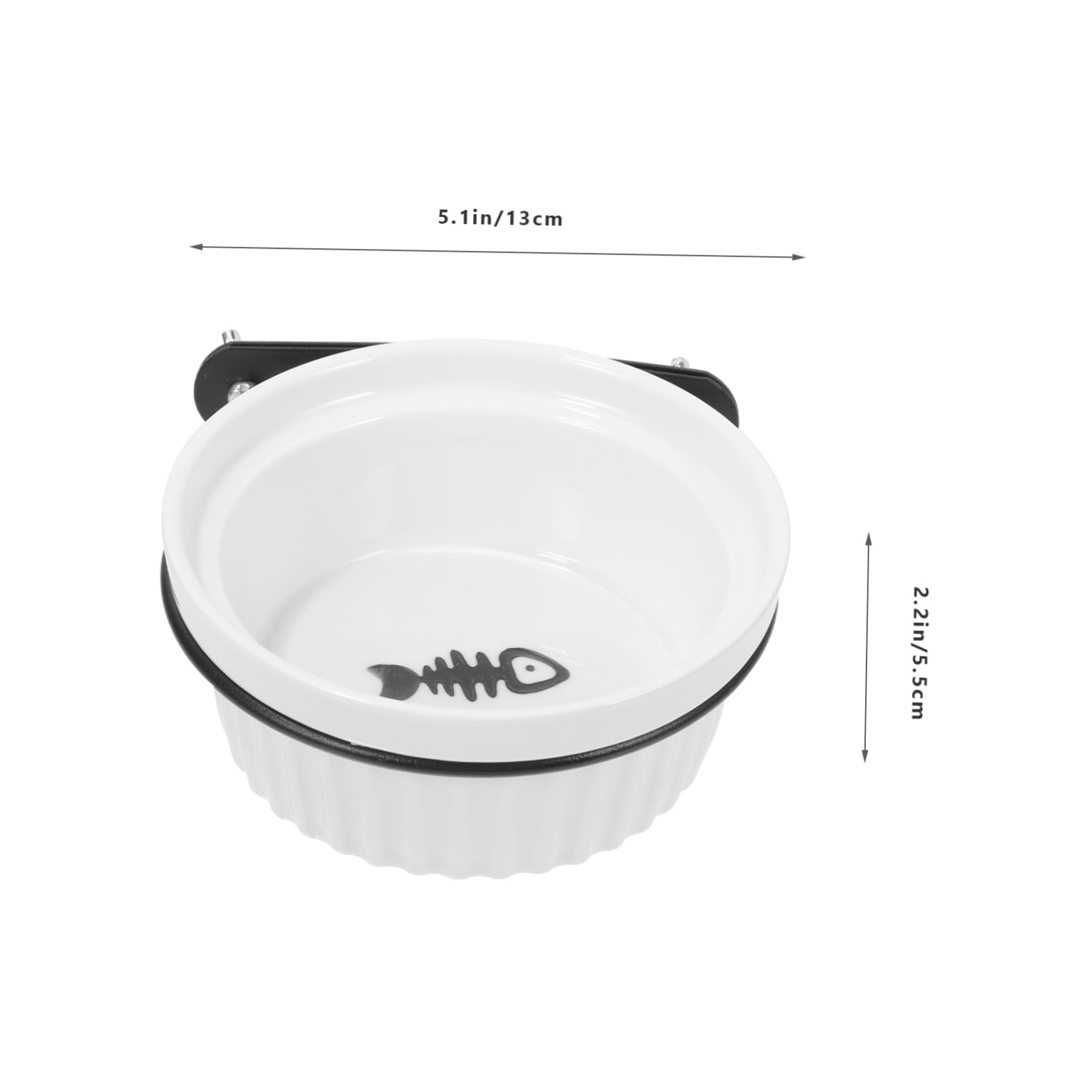 GALPADA 1 Set Hanging Cat Bowl Height Feeder for Dogs and Cats Wear Resistant Dog Bowl Easy to Clean Puppy Supply for Busy Pet Owners