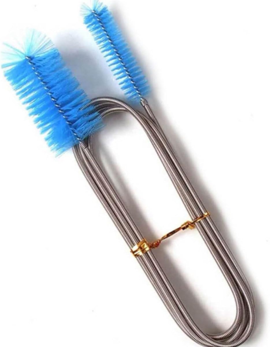 Mobestech 8pcs Double-Ended Aquarium Cleaning Brush Flexible Fish Tank Brush Spring for Thorough Cleaning of Tanks Hoses Drains