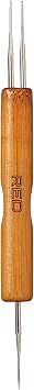 RED by Kiss Dreadlock Crochet Hook Crochet Hook Tool for Hair Dreadlocks, Dread Locks Crochet Loc Needle for Braid Craft 2 in 1-0.75mm