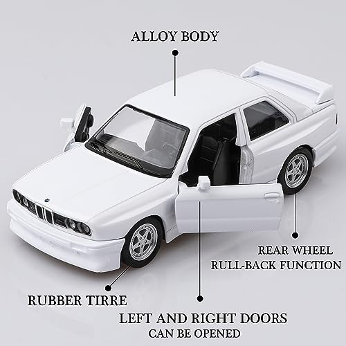 Modelo a escala 1/36 BMW M3 1987 diecast TOKAXI miniatura 3