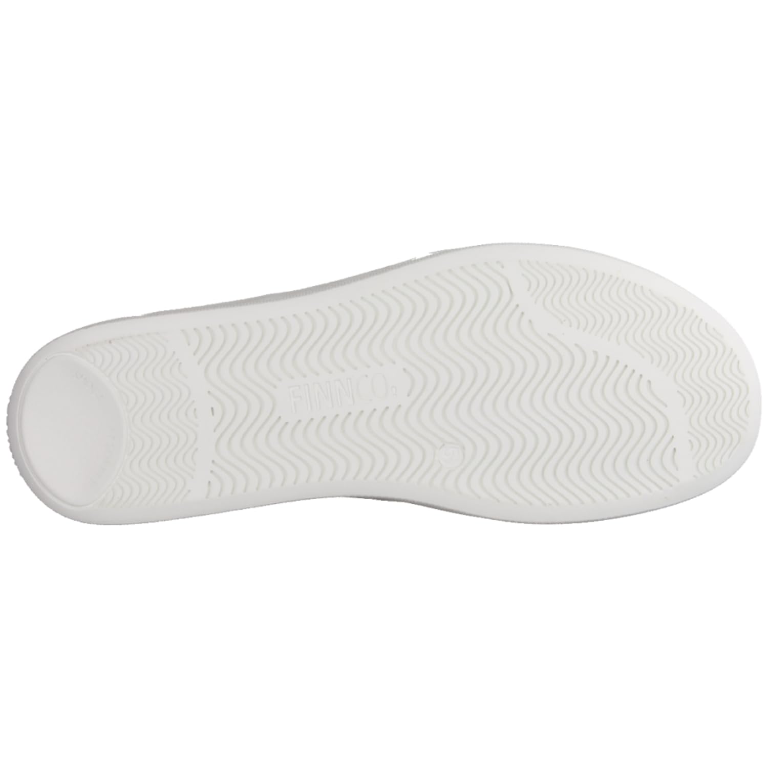 Finn Comfort Halbschuh Malita 2793-903094, Glattleder, Weiß mit silbernen Details, Fußbettung zum Wechseln Weiß