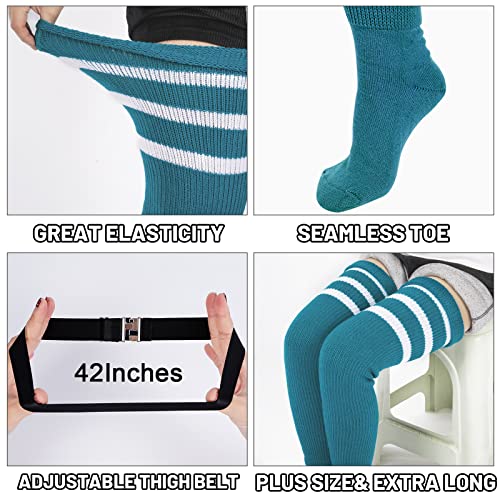 Image of Abodhu Plus Size Thigh High Socks for Thick Thighs Women- Extra Long Widened Extra Long Thick Knit