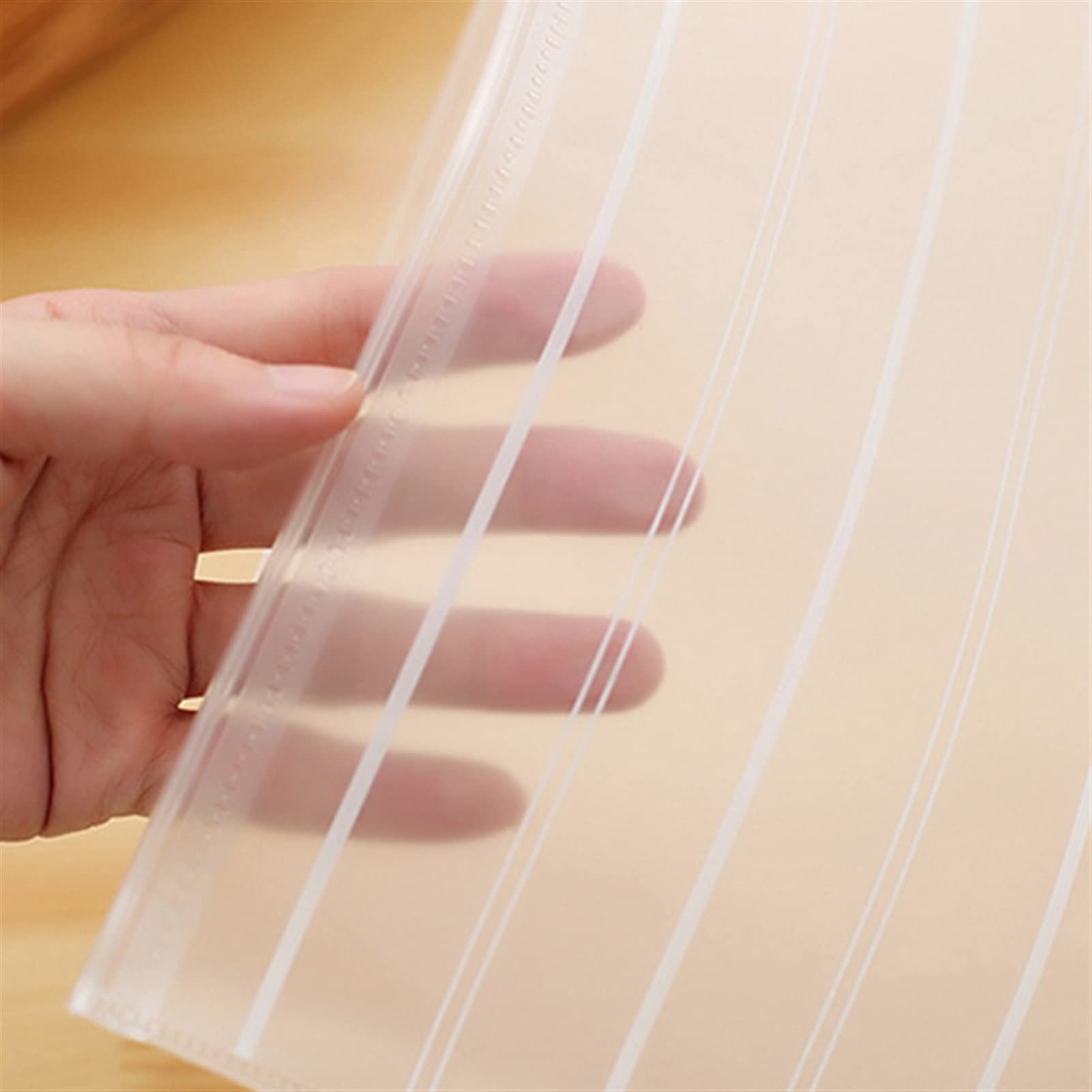 Portapapeles 10 PCS Bolsa de Almacenamiento Suministro de Oficina de la Escuela Suministro Transparente Lámina Suelta Cuaderno Zumpa Autocelera Bolsa de Soporte de Archivo Tableros con