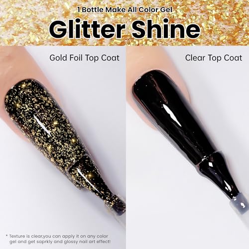 Esmalte en gel Gold Foil Top Coat 15ml miniatura 4
