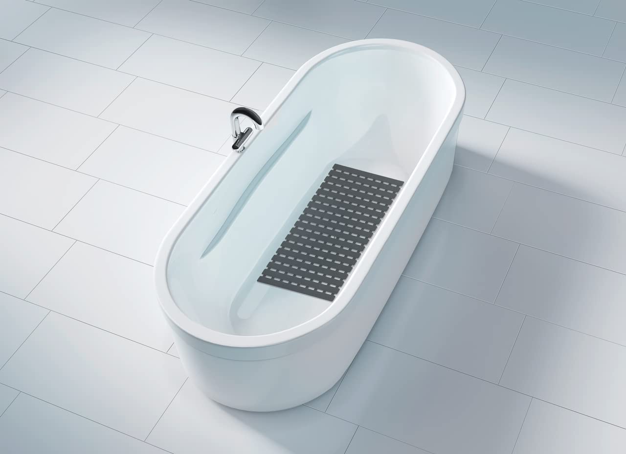 Orange85 Badmat Anti Slip Mat Badkamer Zuignappen Voorkom Uitglijden Stenen Grijs 36 X 68 Cm 6 612